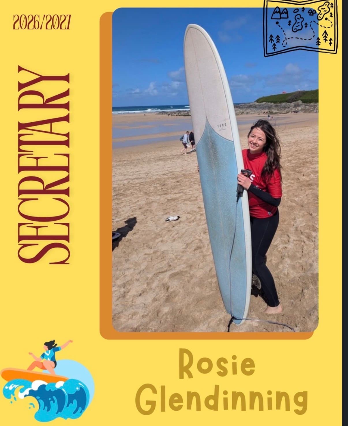 Dundee University Surf Club committee member 3